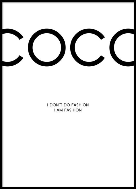 Coco Chanel Juliste .